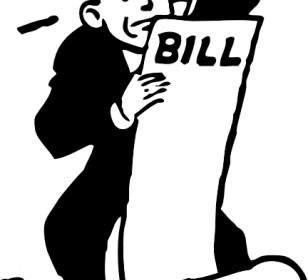 Besorgt Ein Bill-ClipArt