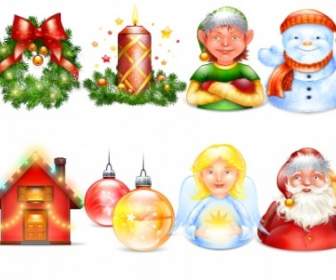 Xmas And New Year Pack Icons Pack
