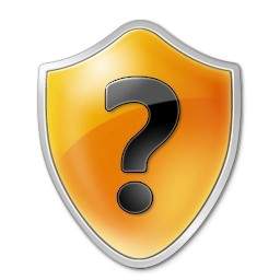 yellow help shield