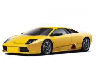 Желтая Lamborghini