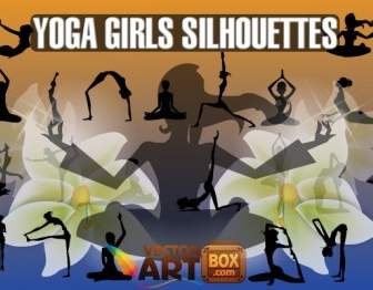 Yoga Girls Silhouettes