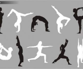 Yoga Silhouette Vector