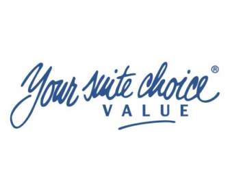 Your Suite Choice Value