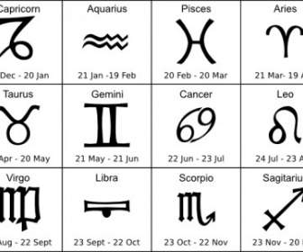 Zodiak 符號剪貼畫