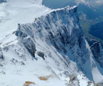 Neve Scogliera Zugspitze