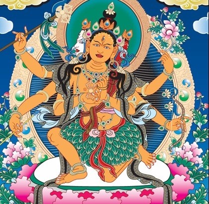 Tibet Buddha thangka vector download gratis