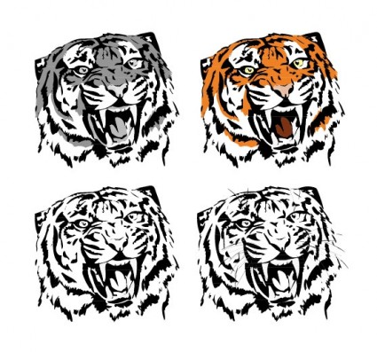 vecteur d'image de tigre