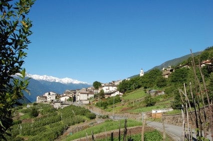 panorama di Tirano Italia