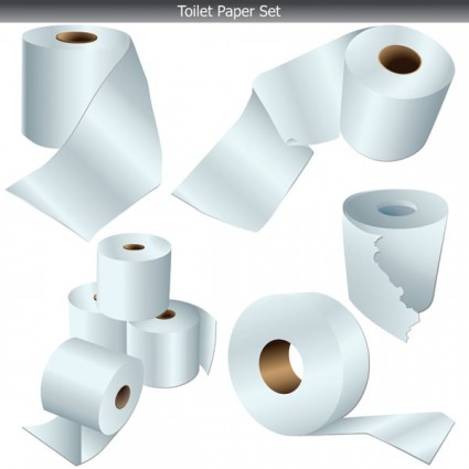 arte de clipe de papel higiênico