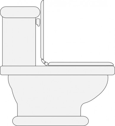 WC-Sitz öffnen ClipArt