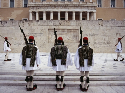 tomba del mondo Milite ignoto sfondi Grecia