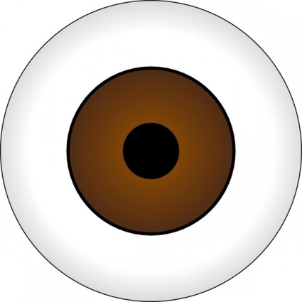 tonlima olhos castanhos 茶色の目クリップ アート