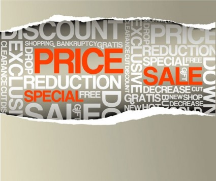 Torn Paper With Letters And Other Vector Sale