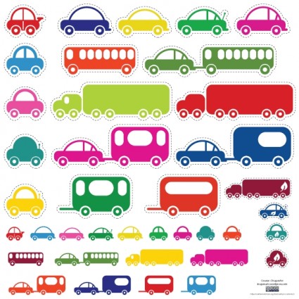 autobuses y coches de juguete