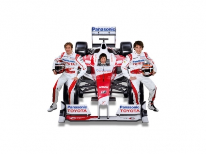 Toyota équipe papier peint formule voitures de course