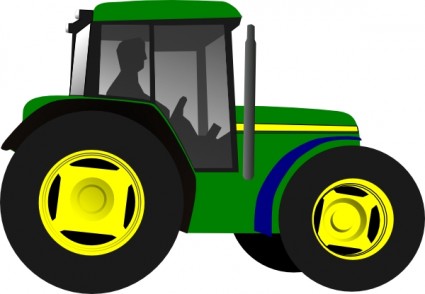 tracteur encadrant l'image clipart équipement machine