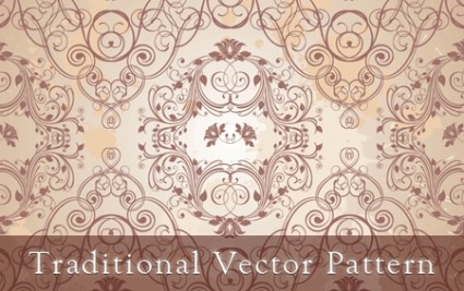 patrón tradicional de vector