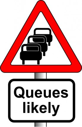 sinais de tráfego rodoviário provável clip-art