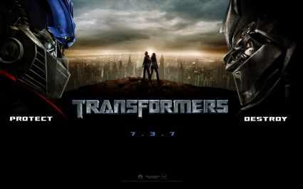 Transformers film wallpaper transformers film