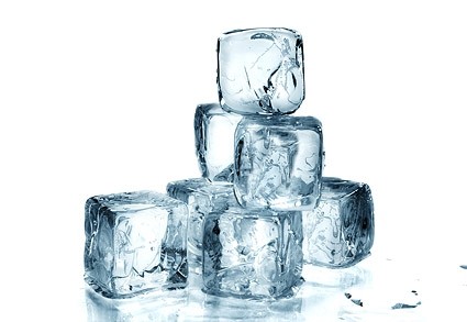 photo de glace cristal transparent