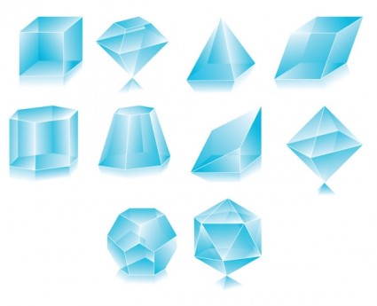 transparente Diamant-Vektor