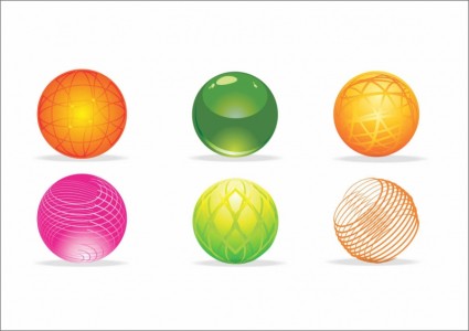 globo de esferas transparentes