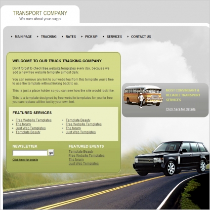 Transport-Unternehmen-Vorlage