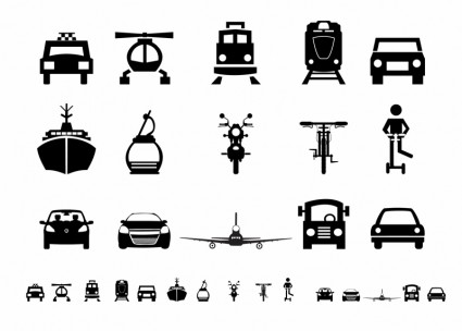 iconos de transporte