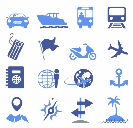 icônes de voyage série pro