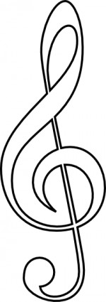 ClipArt chiave di violino