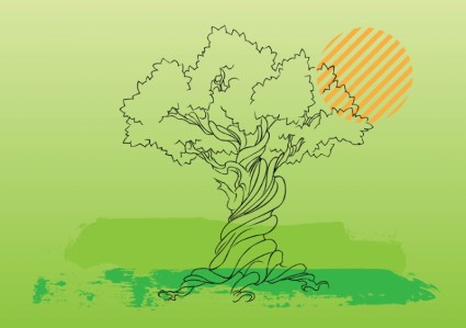 drzewo ilustracja wektorowa