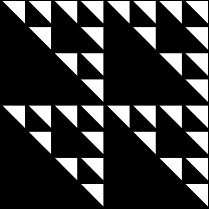 Dreiecke byzantinischen Muster-ClipArt