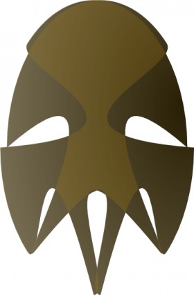 clipart de máscara africana tribal