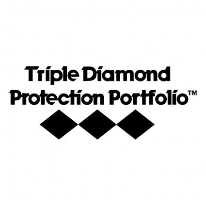 portefeuille de diamant triple protection