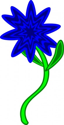 زهرة تريبتاستيك الأزرق