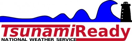 Tsunami ready Logo konvertiert aus Regierung Webseite Bitmap-ClipArt