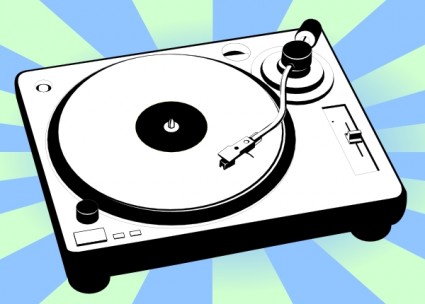 toca-discos music player clip-art