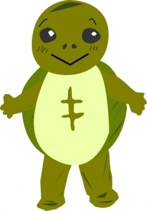 Schildkröte Charakter ClipArt