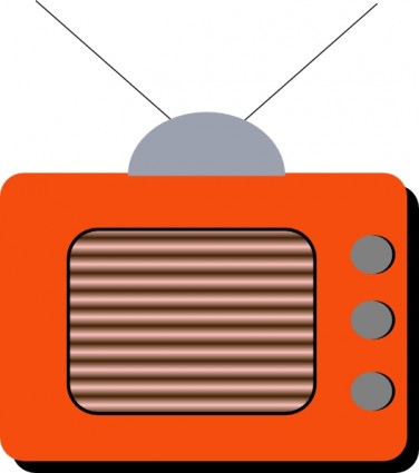TV warna clip art
