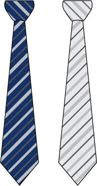 vecteur de cravate sergé