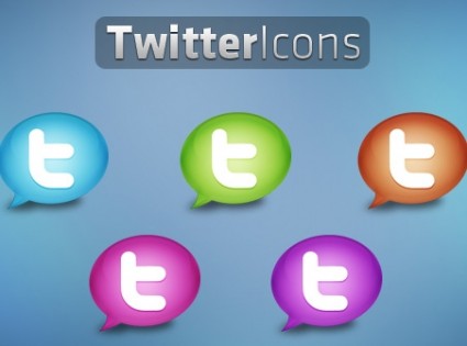 Twitter ikon ikon paket Twitter ikon ikon paket