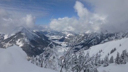 Tyrol hahnenkamm zima tannheimertal