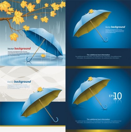 vetor de guarda-chuva