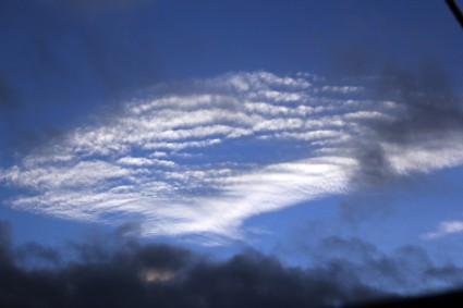 einzigartige Form einer Wolken