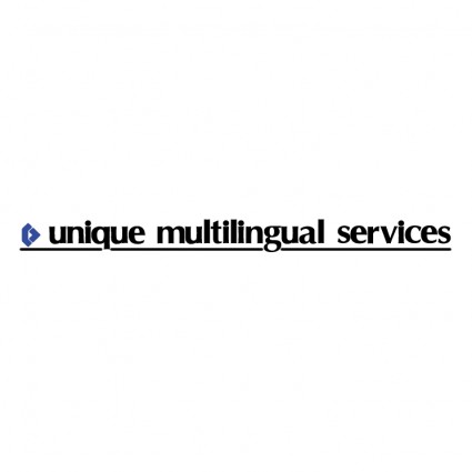 уникальный многоязычных услуг