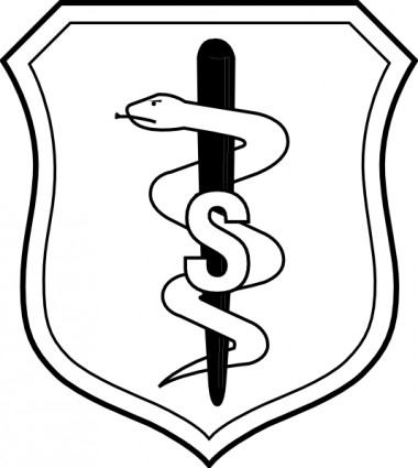 美國空軍醫學科學軍團徽章剪貼畫