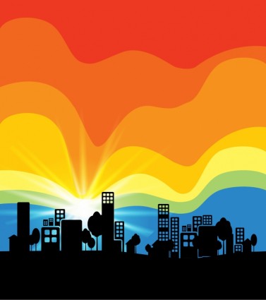 都市の虹