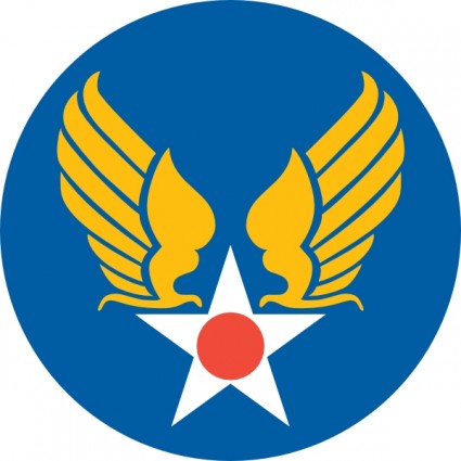 Noi corpo aereo dell'esercito scudo ClipArt
