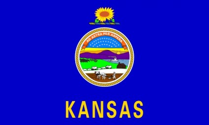 uns Kansas Fahne ClipArt