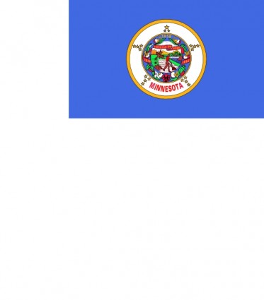 我们明尼苏达州旗的剪贴画